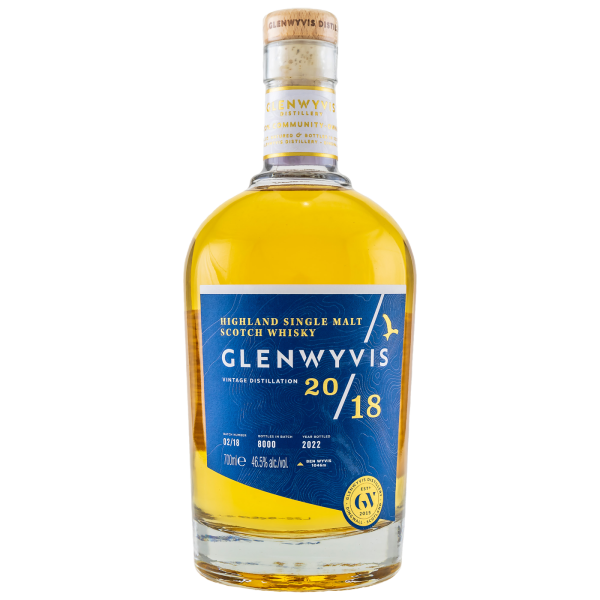 GlenWyvis Single Malt Release 2022 Batch 02/18 46,5% 0,7l
