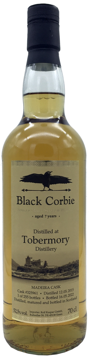 Tobermory 7 Jahre Madeira Cask #325961 Black Corbie 52,5% 0,7l - Whis, 88,90 €