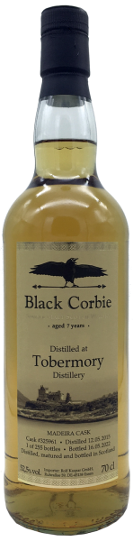 Tobermory 7 Jahre Madeira Cask #325961 Black Corbie 52,5% 0,7l