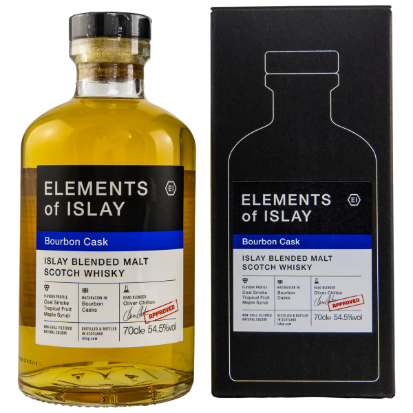 Elements of Islay Bourbon Cask Islay Blended Malt Scotch Whisky 54,5% 0,7l