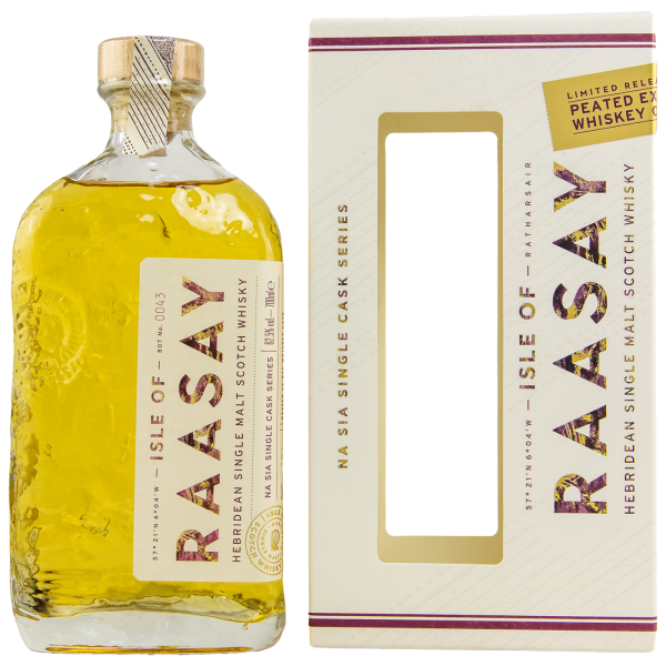 Isle of Raasay Peated Ex-Rye Single Cask #18/629 Single Malt Whisky 62,5% 0,7l