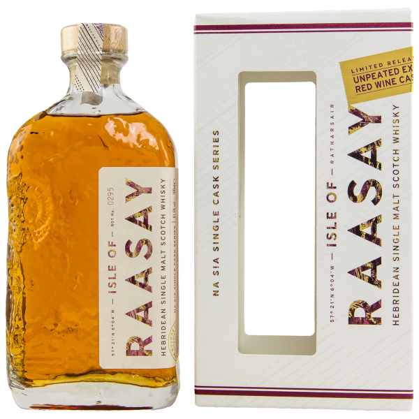 Isle of Raasay Unpeated Ex-Bordeaux Red Wine Single Cask #18/249 Single Malt Whisky 61,5% 0,7l