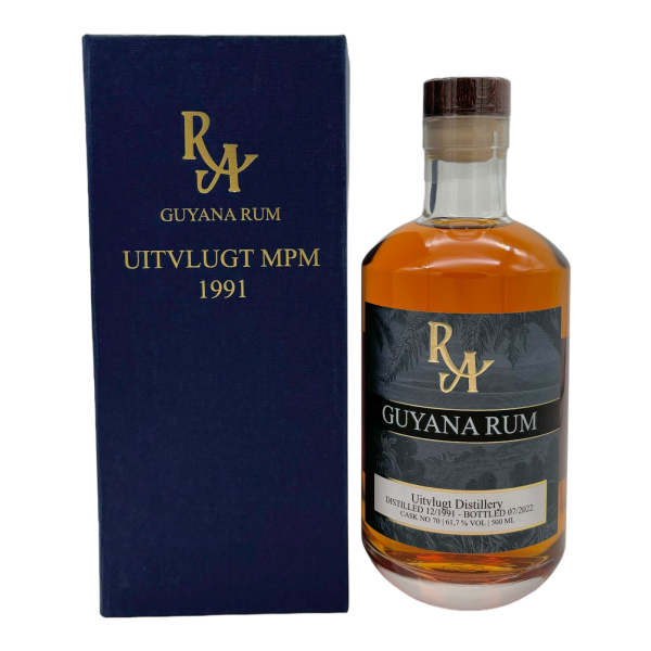 Rum Artesanal Guyana 30 Jahre 1991 2022 Single Cask #70 Uitvlugt Distillery 61,7% 0,5l