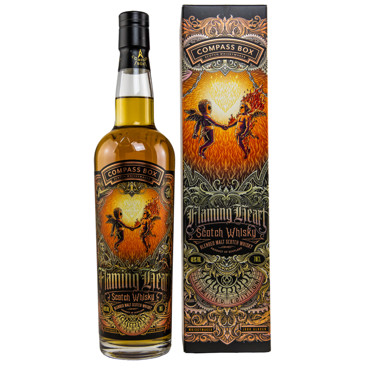 Compass Box Flaming Heart 2022 Blended Malt 48,9 0,7l Whiskyhort O