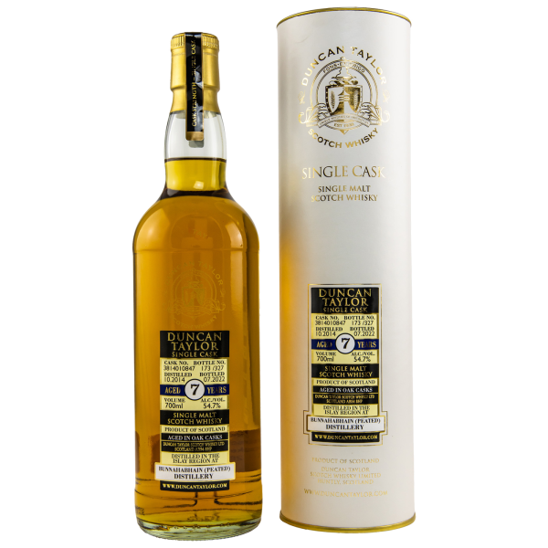 Bunnahabhain 7 Jahre 2014 2022 Peated #3814010847 Duncan Taylor 54,7% 0,7l
