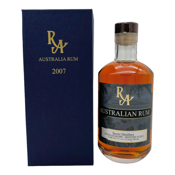 Rum Artesanal Australien 15 Jahre 2007 2022 Single Cask #117 Secret Distillery 67,5% 0,5l