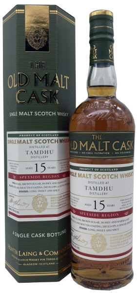 Tamdhu 15 Jahre 2007 2022 Sherry Butt HL19609 OMC3167 The Old Malt Cask 50% 0,7l