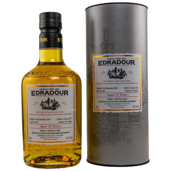 Edradour 10 Jahre 2010 2021 Bourbon Cask #380 59,1% 0,7l