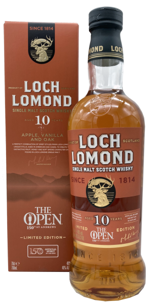 Loch Lomond 10 Jahre The Open 150th St. Andrews 40% 0,7l
