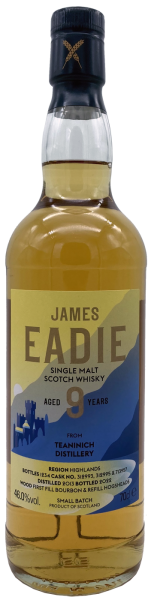 Teaninich 9 Jahre Bourbon & Refill Hogshead James Eadie 46% 0,7l