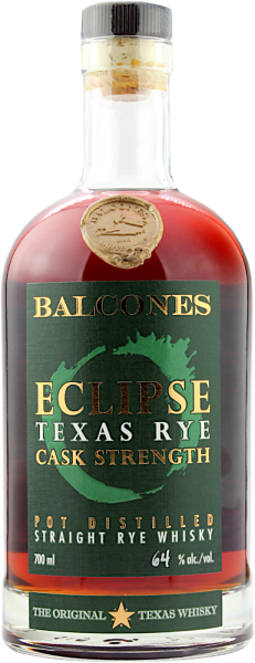 Balcones Texas Rye Eclipse Cask Strength 64% 0,7l