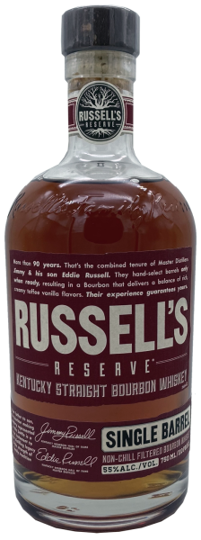 Russels Reserve Single Barrel Kentucky Straight Bourbon 55% 0,7l