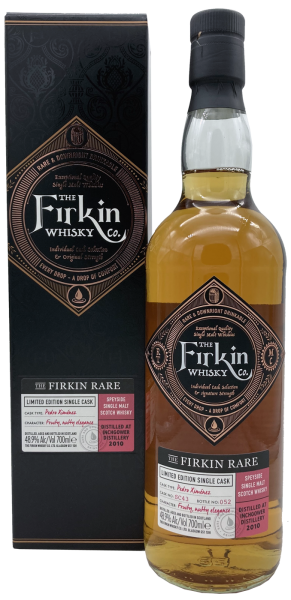 Inchgower 2010 2020 The Firkin Rare PX Sherry Finish #SC43 The Firkin Whisky Co. Ltd. 48,9% 0,7l