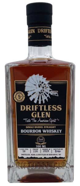 Driftless Glen Single Barrel #3519 Straight Bourbon Whiskey 58% 0,7l