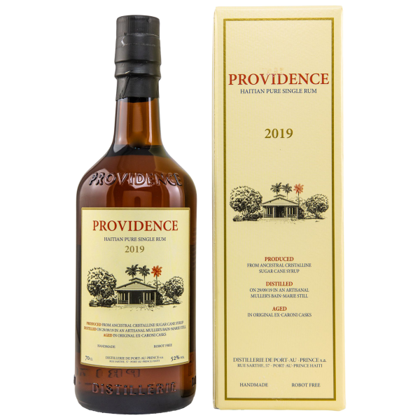 Providence 3 Jahre 2019 2022 Haitian Pure Single Rum 52% 0,7l
