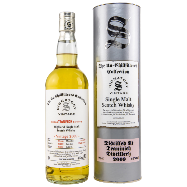 Teaninich 12 Jahre 2009 2022 #717628/717632 Signatory 46% 0,7l (Ohne Dose)
