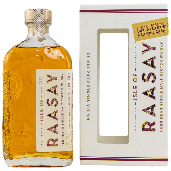 Isle of Raasay Unpeated Ex-Bordeaux Red Wine Single Cask #18/251 Single Malt Whisky 61,8% 0,7l
