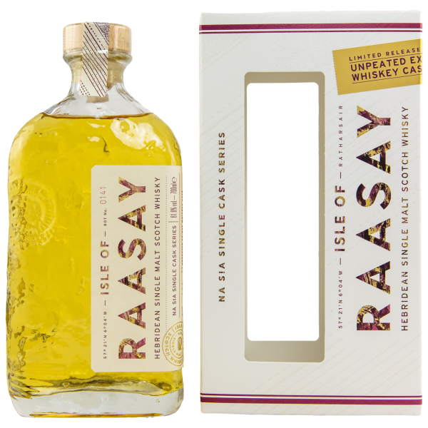 Isle of Raasay Unpeated Ex-Rye Single Cask #19/242 Single Malt Whisky 61,6% 0,7l