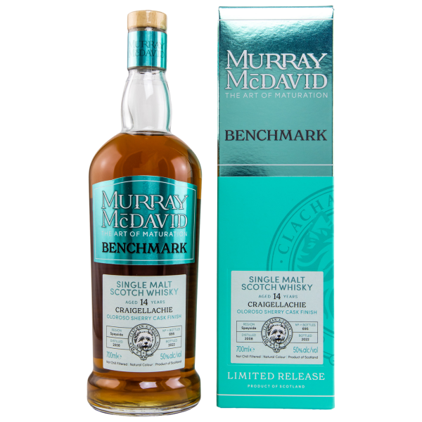 Craigellachie 14 Jahre 2008 2022 Oloroso Sherry Cask Finish Murray McDavid 50% 0,7l