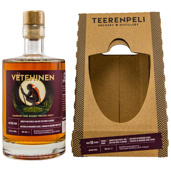 Teerenpeli 10 Jahre Vetehinen Amarone Cask Trilogy Part 1 46,0% 0,5l