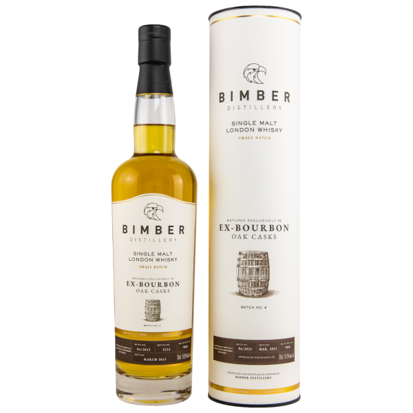 Bimber Bourbon Cask Batch #4 Single Malt London Whisky 51,2% 0,7l