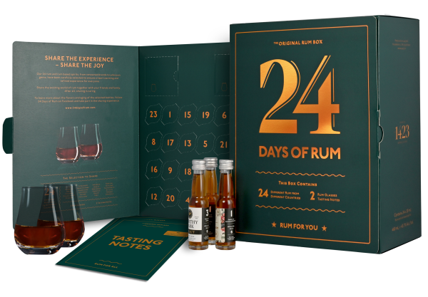 24 Days of Rum Green Edition 43,68% 24x0,02l (auch als Adventskalender)