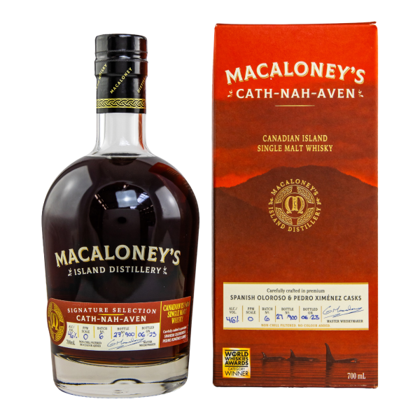 Macaloney Cath-Nah-Aven Batch #6 Canadian Single Malt 46% 0,7l
