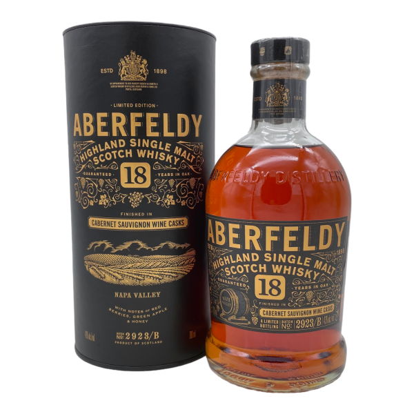 Aberfeldy 18 Jahre Cabernet Sauvignon Wine Casks Finish 43% 0,7l