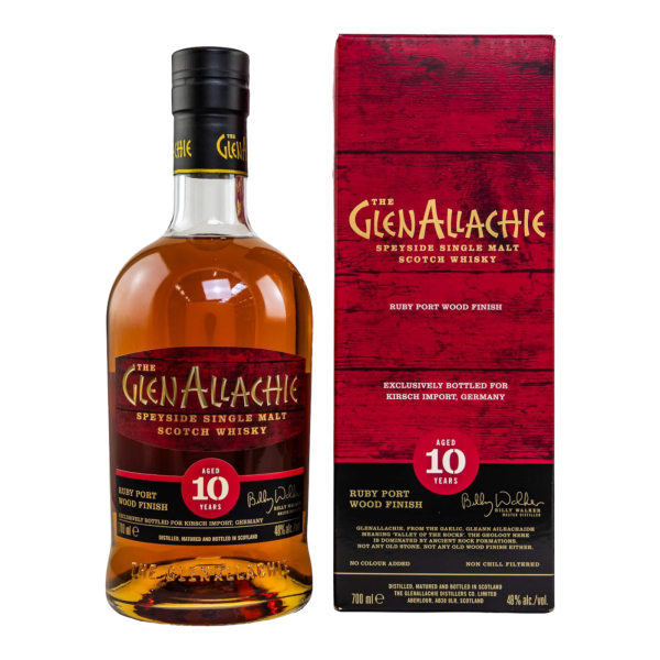 GlenAllachie 10 Jahre Ruby Port Wood Finish Germany Exclusive 48% 0,7l