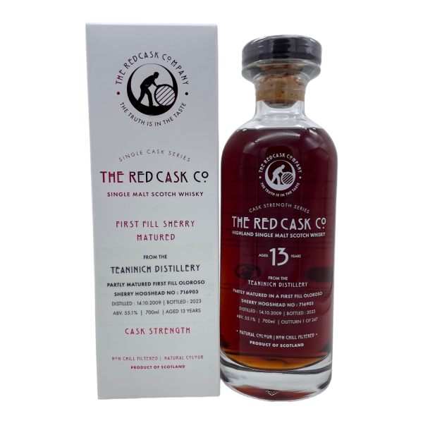 Teaninich 13 Jahre 2009 First Fill Oloroso Hogshead #716903 The Red Cask Global Whisky Ltd 55,1% 0,7l