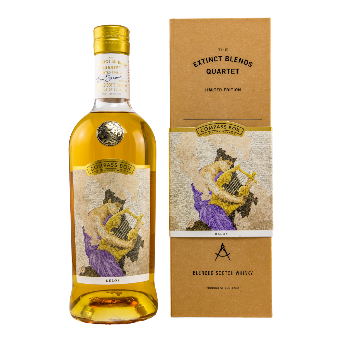 Compass Box Delos The Extinct Blends Quartet Blended Malt Scotch Whis