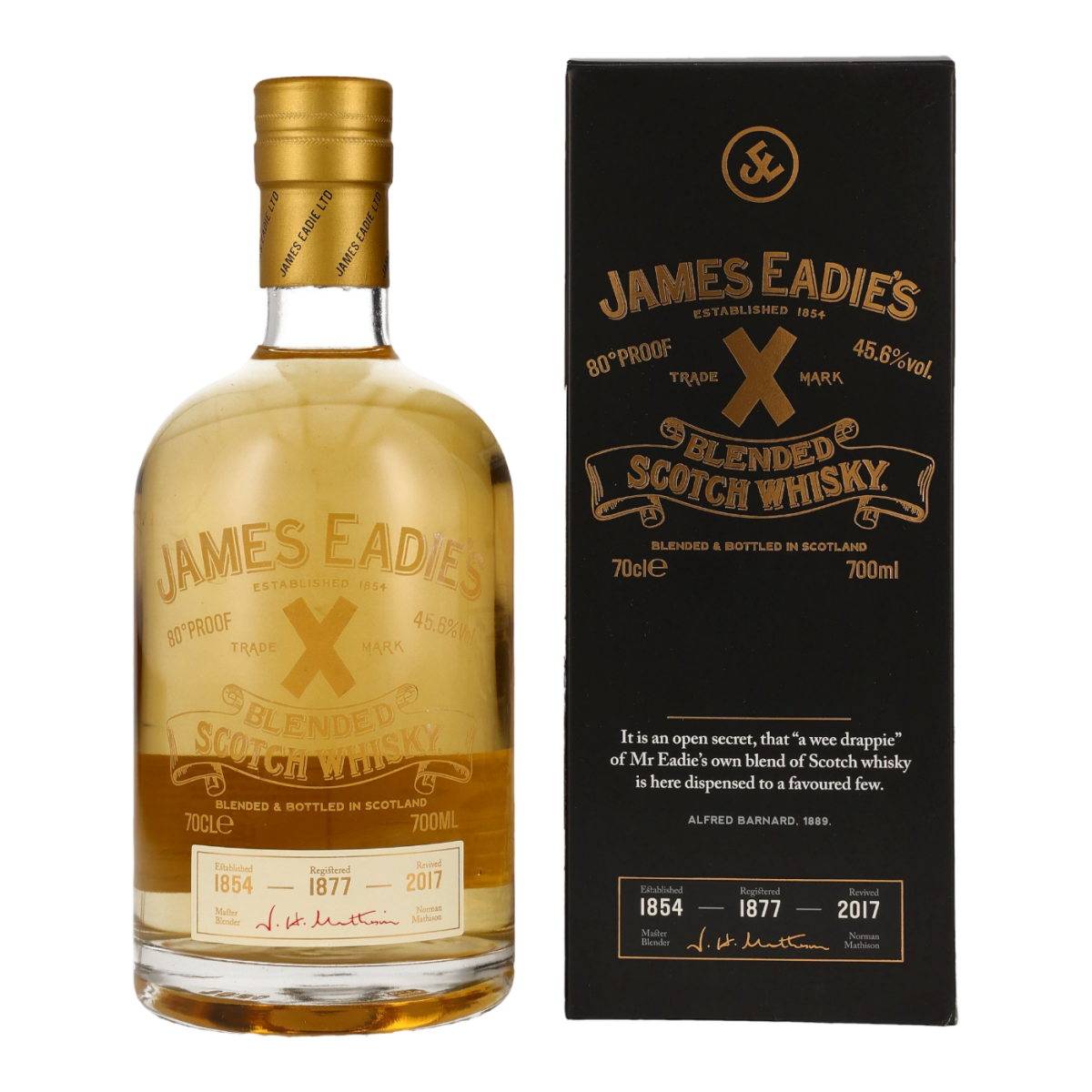Trade Mark X Blended Scotch Whisky James Eadie 45,6 0,7l Whiskyhor