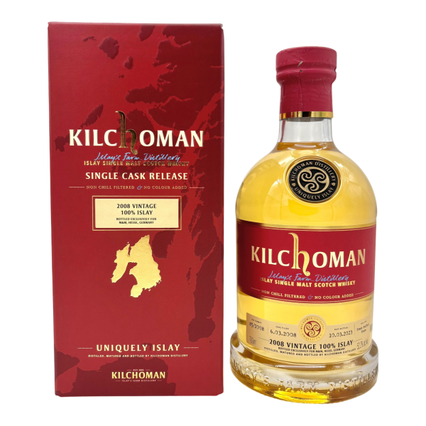 Kilchoman 2008 Vintage 100% Islay Private Cask M&M #85/2008 52,2% 0,7l