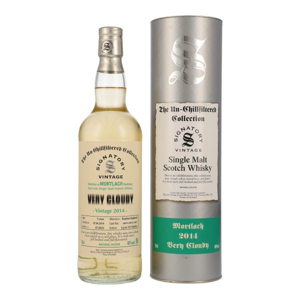 Mortlach 9 Jahre 2014 2023 Very Cloudy #300299/300300/300301 Signatory 40% 0,7l