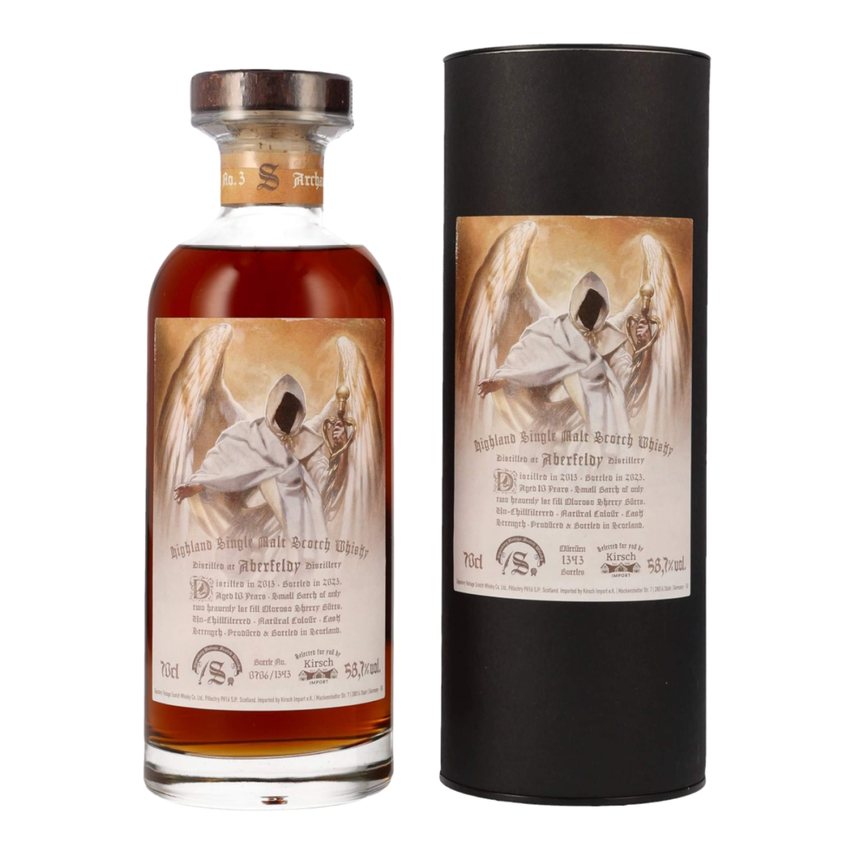 Aberfeldy 10 Jahre 2013 2023 Archangel #3 Kirsch Signatory 58,7% 0,7l, 107,90 €