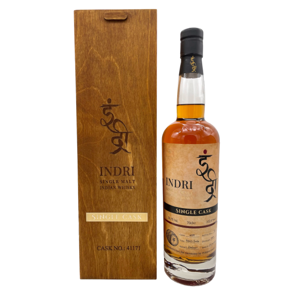 Indri 5 Jahre Single Cask Peated Bourbon #41171 Indian Single Malt Whisky 58,5% 0,7l