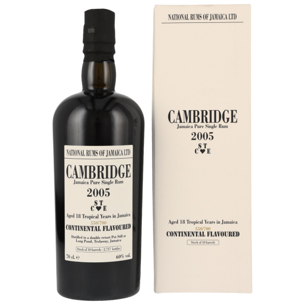Long Pond 18 Jahre 2005 2023 Cambridge STCE Jamaica Pure Single Rum 60% 0,7l
