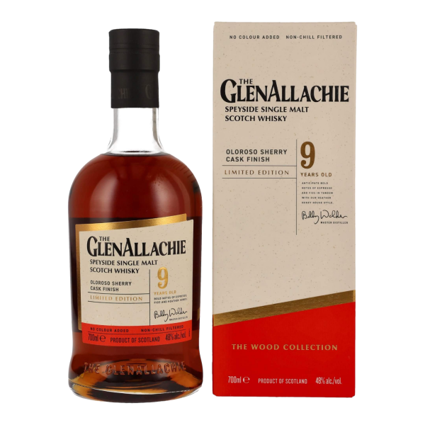 GlenAllachie 9 Jahre Oloroso Sherry Finish Limited Edition 48% 0,7l