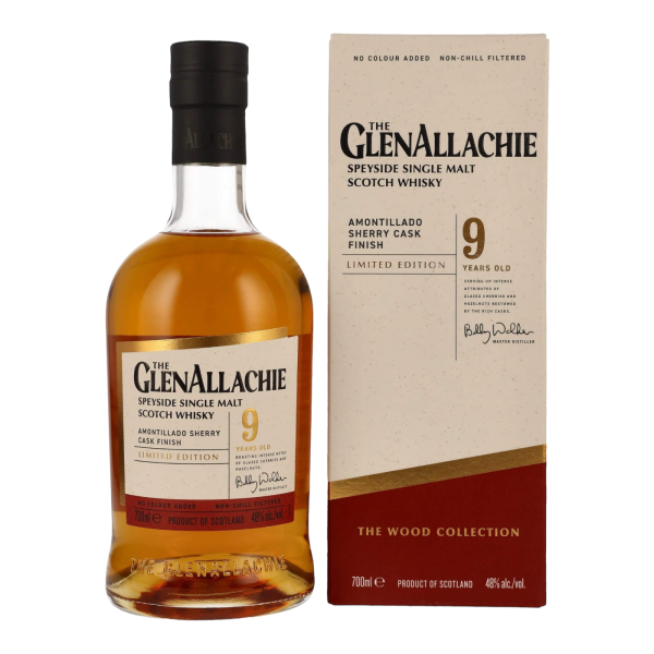 GlenAllachie 9 Jahre Amontillado Sherry Finish Limited Edition 48% 0,7l