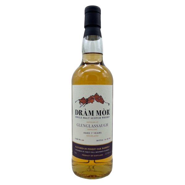 Glenglassaugh 7 Jahre 2015 2023 First Fill Bourbon Cask #66 Dram Mor 57,9% 0,7l