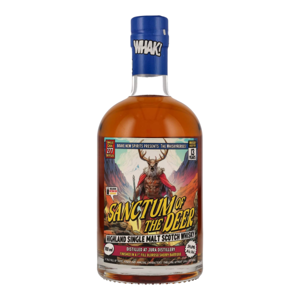 Jura 13 Jahre Whisky Heroes - Sanctum of the Deer Brave New Spirits 54% 0,7l