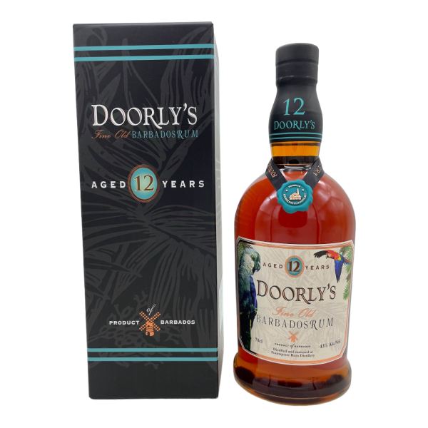 Doorlys Rum 12 Jahre Barbados 43% 0,7l