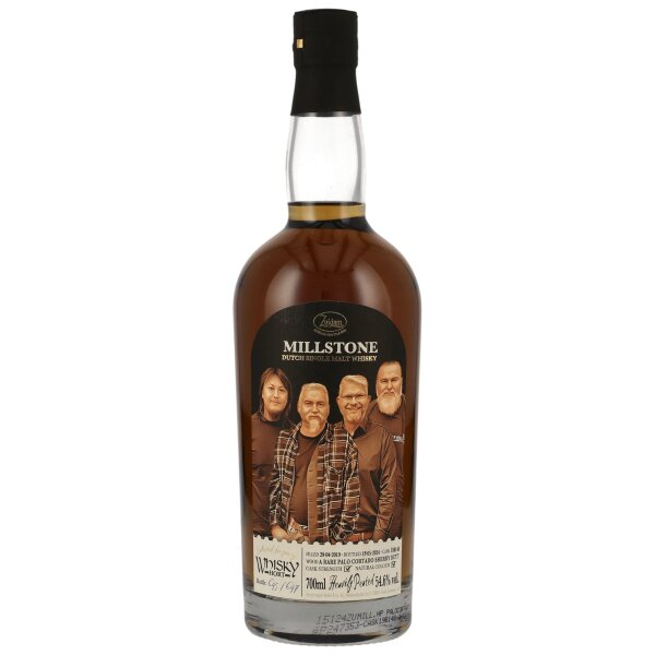 Millstone Heavily Peated 5 Jahre 2019 2024 Single Cask Palo Cortado #19B148 Bottled for Whiskyhort 54,6% 0,7l