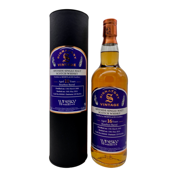 Mortlach 16 Jahre 2008 2024 Bourbon Barrel #800068 Signatory Whiskyhort 56,6% 0,7l