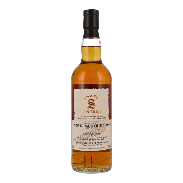 Secret Speyside 13 Jahre 2010 2024 100 Proof Edition #16 Signatory 57,1% 0,7l