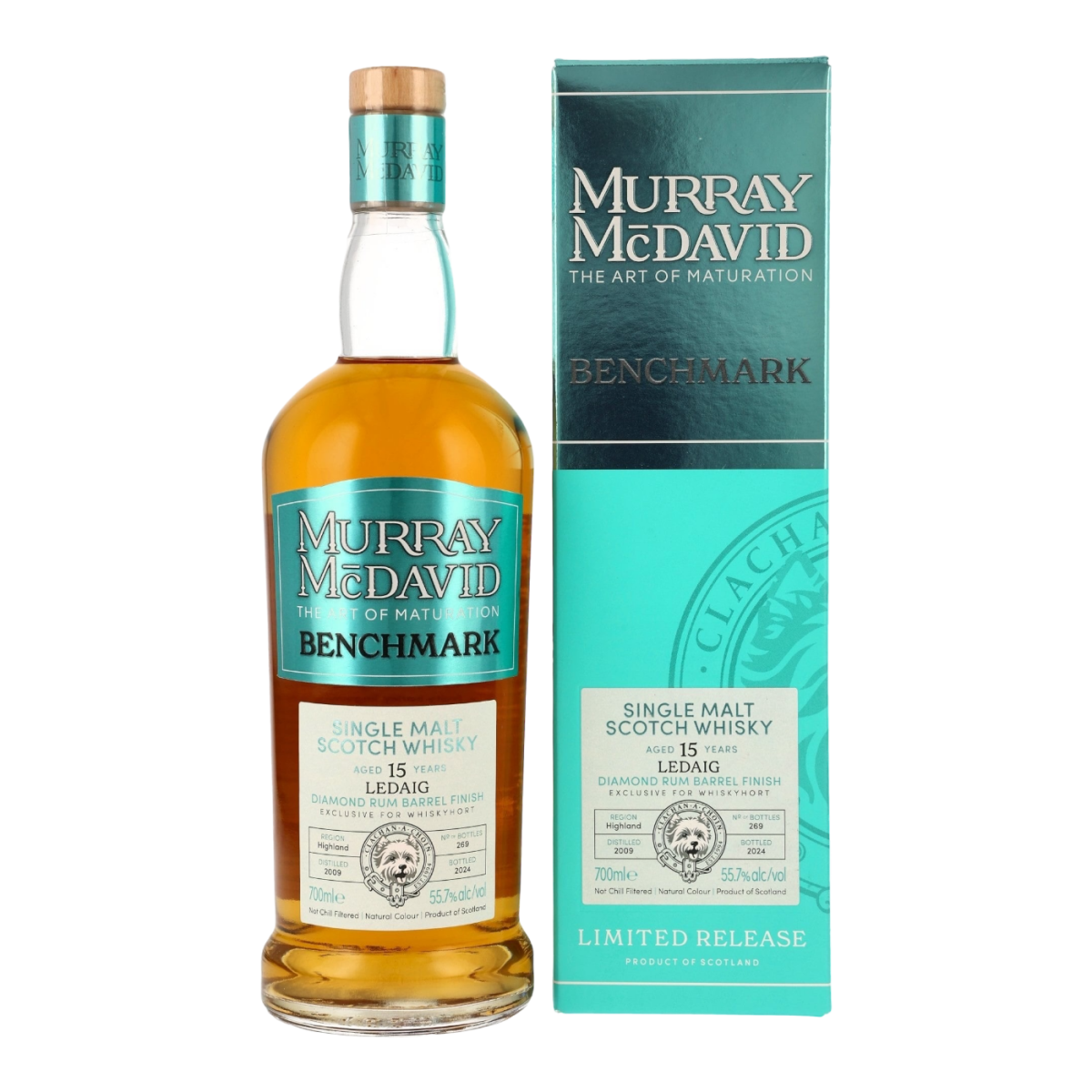 Ledaig 15 Jahre 2009 2024 Diamond Rum Barrel Finish Murray McDavid Wh, 139,90 €