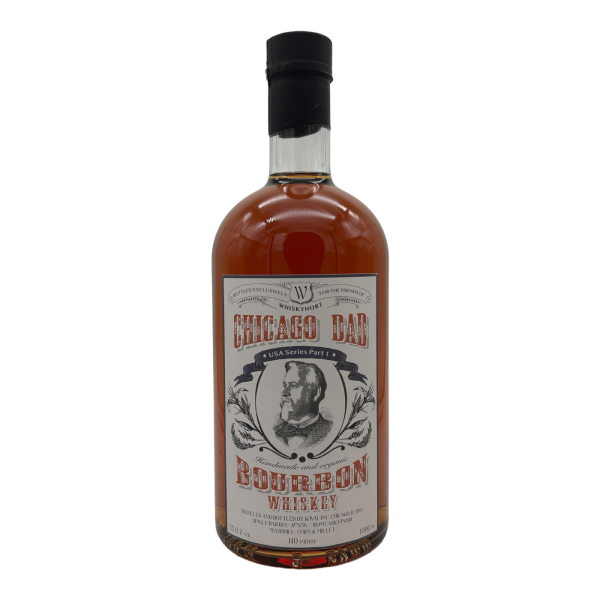 Chicago Dad Koval Bourbon Rum Finish Bottled for Whiskyhort 55% 1,0l