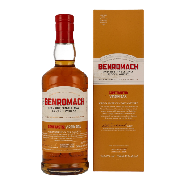 Benromach 10 Jahre 2013 2024 Contrasts: Virgin Oak 46% 0,7l