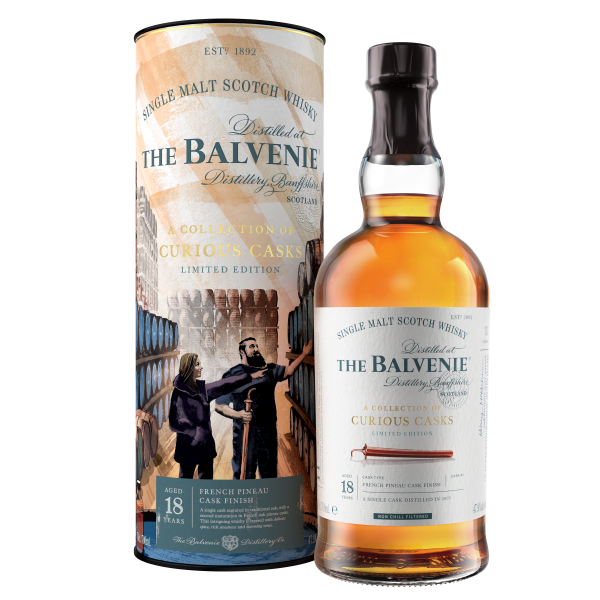 Balvenie 18 Jahre  - A Collection of Curious Casks - French Pineau Cask Finish 47,9% 0,7l