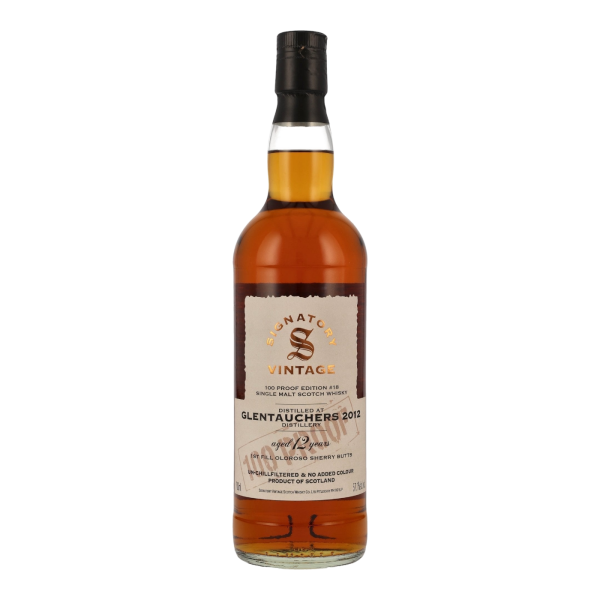 Glentauchers 12 Jahre 2012 2024 100 Proof Edition #18 Signatory 57,1% 0,7l